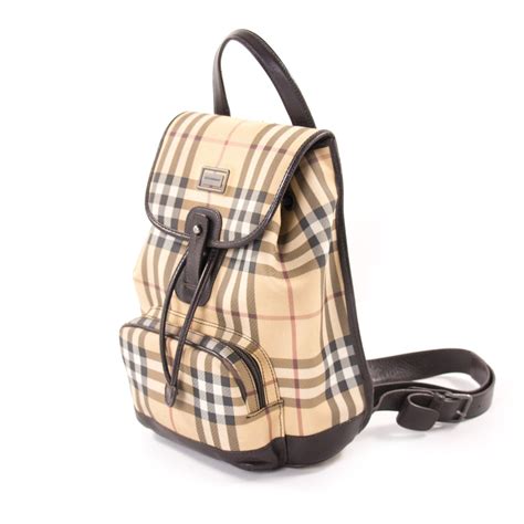 burberry mini backpack black|authentic Burberry backpack.